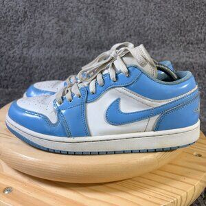 Nike Jordan 1 Low SE Legend Mens Size 9 Carolina Blue White Sneaker FZ2138-114